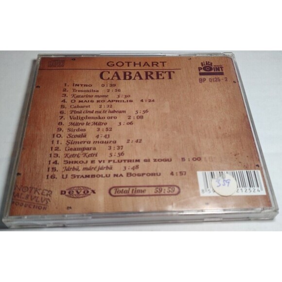 Gothart - Cabaret | CD-2001-Czech Republic - Picture 3 of 4